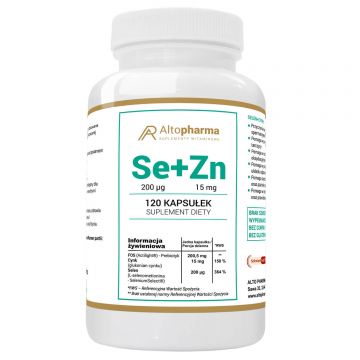 AltoPharma Seleniu + Zinc, 120 capsule