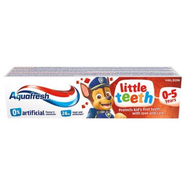 Aquafresh Little Teeth, pastă de dinți pentru copii, 3-5 ani, Psi Patrol, 50 ml