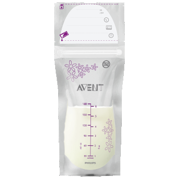Avent, pungi pentru depozitarea laptelui matern, SCF603/25, 25 unități