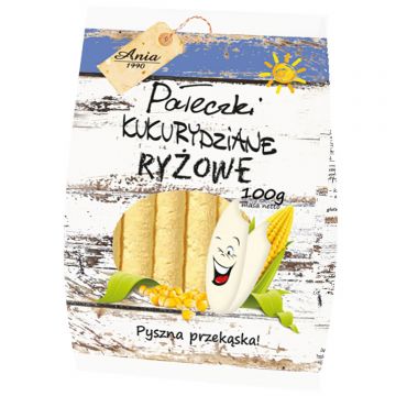 Batoane de porumb cu orez Ania, 100 g