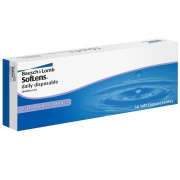 Bausch+Lomb Soflens Daily Disposable 8.6, lentile de contact, 1 zi, -1.00, 30 buc