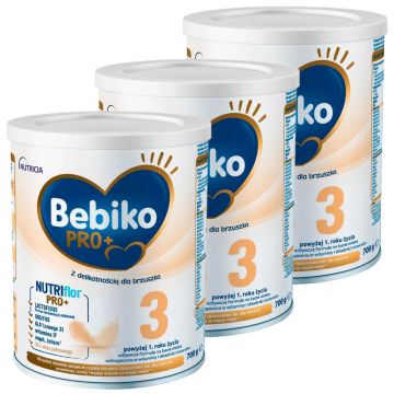 Bebiko Pro+ 3 Nutriflor Pro+, lapte modificat, peste 1 an, 3 x 700 g