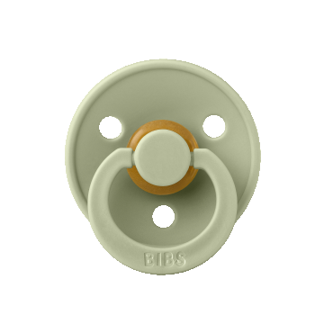 Bibs Colour, suzetă, cauciuc, rotund, mărimea 1, Sage, de la naștere, 1 buc