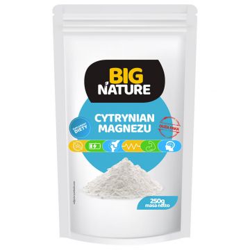 Big Nature Citrat de magneziu, 250 g