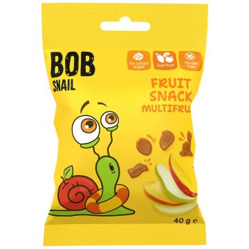 Bob Snail Rulouri de jeleu multifructe, 40 g