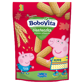 BoboVita Peppa Pig Biscuiți de grâu, după 1 an, 150 g