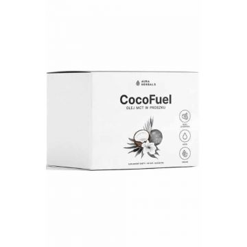 Coco Fuel pulbere de ulei MCT - pliculețe de 30 - Aura Herbals