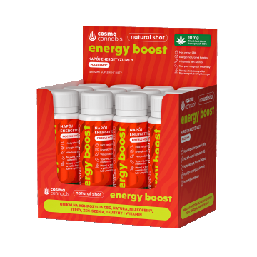 Cosma Cannabis Energy Boost, shot, 12 x 80 ml