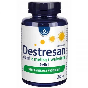 Destresan Day cu balsam de lămâie și valeriană, jeleuri, aromă de lămâie, 30 bucăți