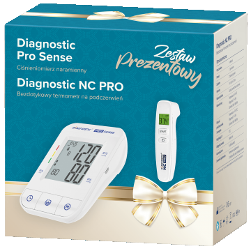 Diagnostic, Pro Sense, monitor de tensiune arterială pentru brațul superior + NC Pro, set termometru infraroșu fără contact