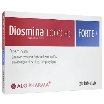 Diosmina 1000 mg Forte+, 30 comprimate