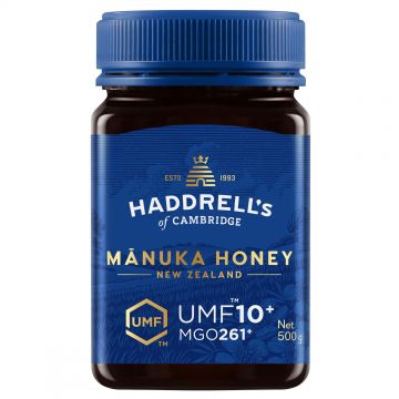 Haddrell's, miere de Manuka UMF 10+ MGO 261+, 500 g