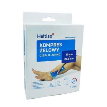 Heltiso compresă rece 10 x 26,5 cm, 1 buc - Durată lungă de viață!