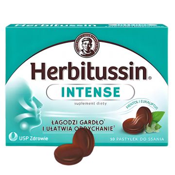 Herbitussin Intense, 10 pastiluțe