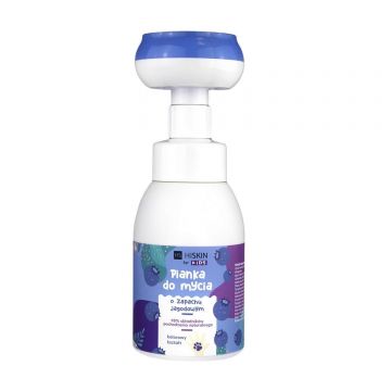 HiSkin For Kids, spumă de spălat mâini și corp, fructe de pădure, 300 ml