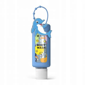 Hiskin Kids Body Wash Dolphin, gel de duș pentru corp, 75 ml