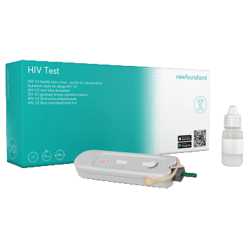 HIV Home Test 3in1, test rapid de sânge la domiciliu pentru detectarea infecției cu HIV, 1 buc