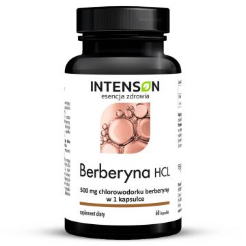 Intenson Berberine, clorhidrat de berberină, 60 capsule