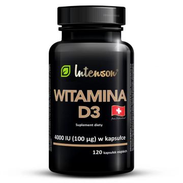 Intenson Vitamina D3 4000 UI, 120 capsule softgel