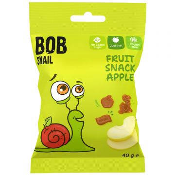 Jeleu de fructe Bob Snail, măr, 40 g