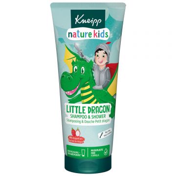 Kneipp Nature Kids, șampon de păr și gel de duș pentru copii, baby dragon, de la 3 ani, 200 ml
