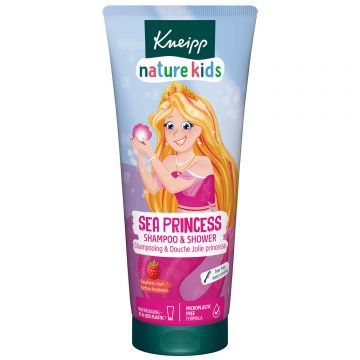 Kneipp Nature Kids, șampon de păr și gel de duș pentru copii, prințesa mării, de la 3 ani, 200 ml