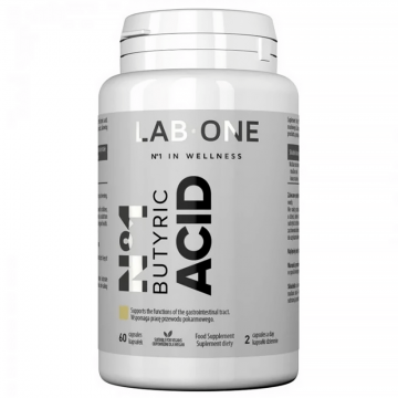 Lab One Acid butiric, butirat de sodiu, 60 capsule