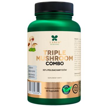 Lanco Nutritions Triple Mushroom Combo, 60 capsule