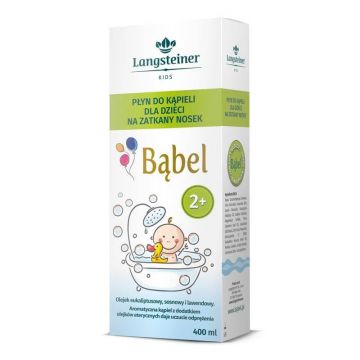 Langsteiner Kids Bubble, loțiune de baie pentru copii pentru nas înfundat, de la 2 ani, 400 ml