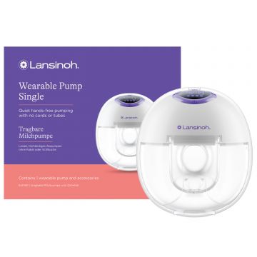 Lansinoh Pompă de sân electrică, fără mâini, simplă, fără fir
