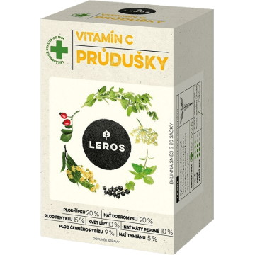 Leros Vitamina C bronșică 20 x 1,5 g