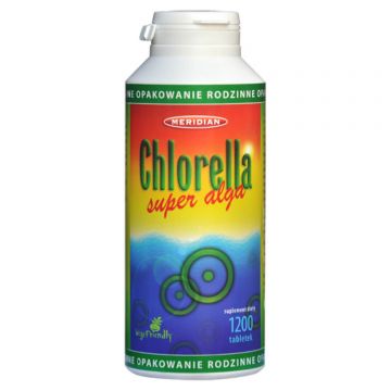 Meridian Chlorella, alge presate, 1200 comprimate