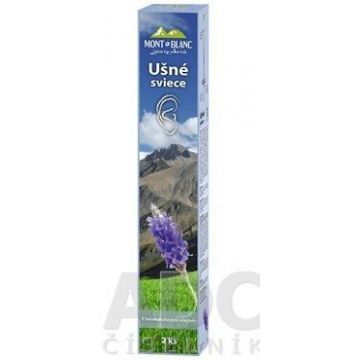 Mont Blanc Luxury Auris Lumânări pentru urechi cu ulei de lavandă 2 buc