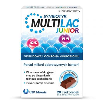 Multilac Junior Synbiotics, 20 buc