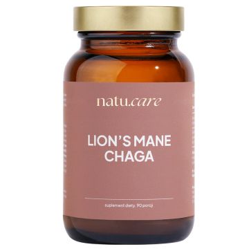 Natu.Care Lion's Mane&Chaga, coneflower și spinneret subcortical, pulbere, 45 g
