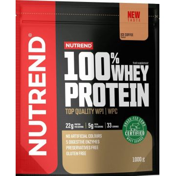 Nutrend 100% Whey Protein L'ad cafea 1000 g