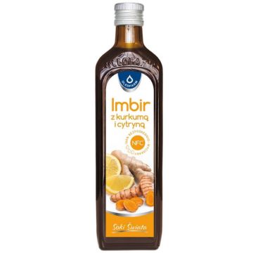 Oleofarm Sucuri din lume Ghimbir cu turmeric și lămâie, 490 ml
