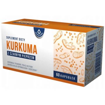 Oleofarm Turmeric cu piper negru, 60 capsule