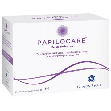 Papilocare, gel vaginal, 5 ml x 21 aplicatoare