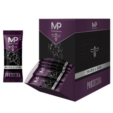 Polish Honey Juice & Honey, coacăz, baton, 100 x 6 g