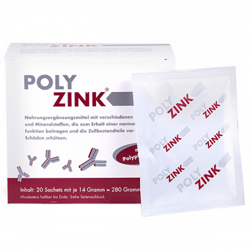 PolyZink, vitamine și minerale, 14 g x 20 pliculețe