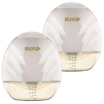 Pompă de sân electronică Neno Perla Twin, cu carcasă trifazată