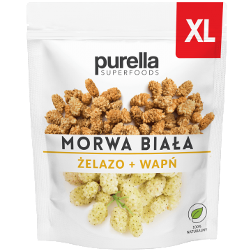 Purella Superfoods Mure albe, fructe uscate, XL, 100 g