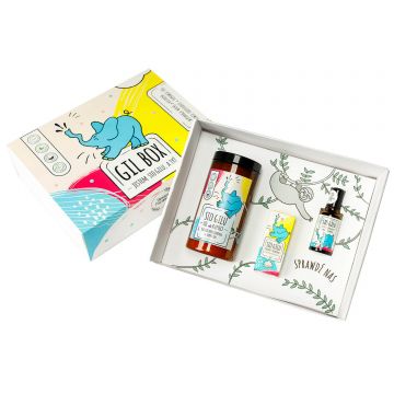 Set Sio Gilu, sare de baie, 560 g + ulei de față și corp, 30 ml + ulei de aromaterapie, 15 ml