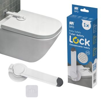 Sipo, Protecție pentru scaunul de toaletă Safety Lock, 1 buc.