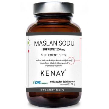 Sodiu butirat SUPREME 1200 mg, 60 capsule Kenay