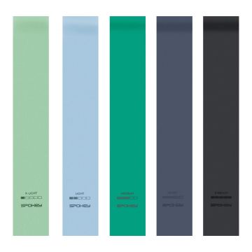 Spokey Artio Set, set de cauciucuri de fitness, 5 bucăți