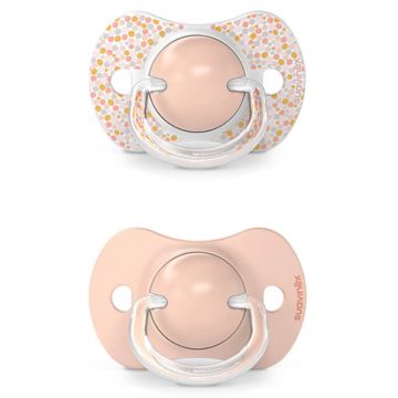 Suavinex Dreams SX Pro, manechin fiziologic, silicon, piersică, 6-18 luni, 2 bucăți