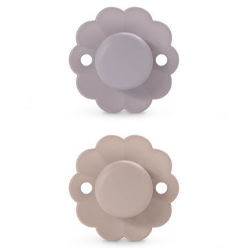 Suavinex Wonder SX Pro, manechin fiziologic, silicon, lavanda, roz, 6-18 luni, 2 bucăți