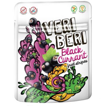 Veri Beri, jeleuri cu aromă de coacăze negre, 50 g